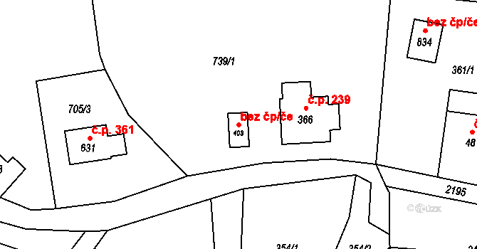 Svratouch 50241435 na parcele st. 403 v KÚ Svratouch, Katastrální mapa