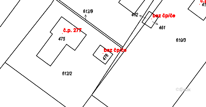 Cerekvice nad Loučnou 107430436 na parcele st. 476 v KÚ Cerekvice nad Loučnou, Katastrální mapa
