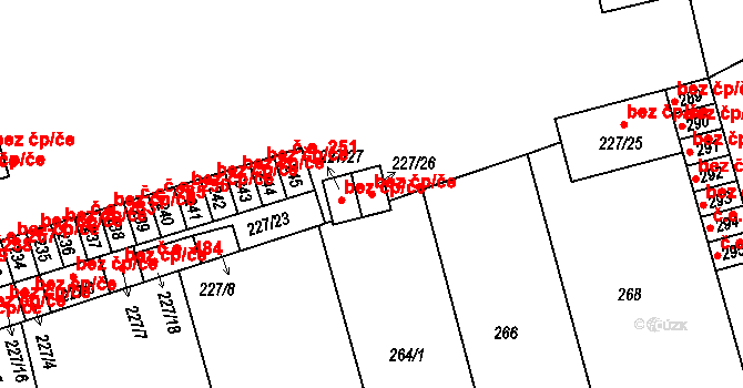 Velké Opatovice 41976436 na parcele st. 227/26 v KÚ Velké Opatovice, Katastrální mapa