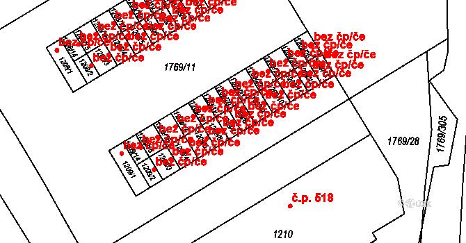 Milovice 48607436 na parcele st. 1209/7 v KÚ Milovice nad Labem, Katastrální mapa