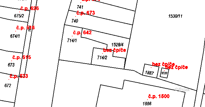 Objekt 147146437, Katastrální mapa