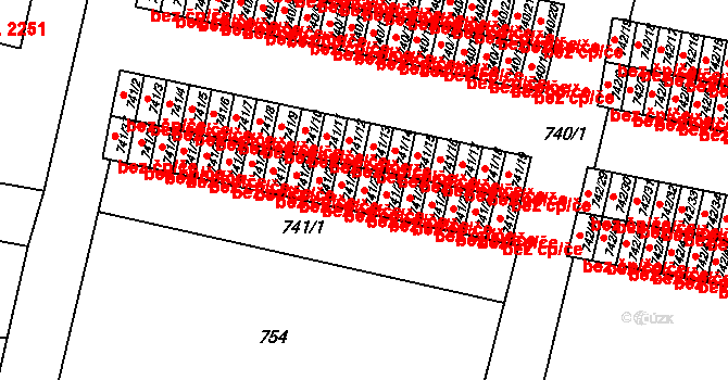 Sokolov 42974437 na parcele st. 741/26 v KÚ Sokolov, Katastrální mapa
