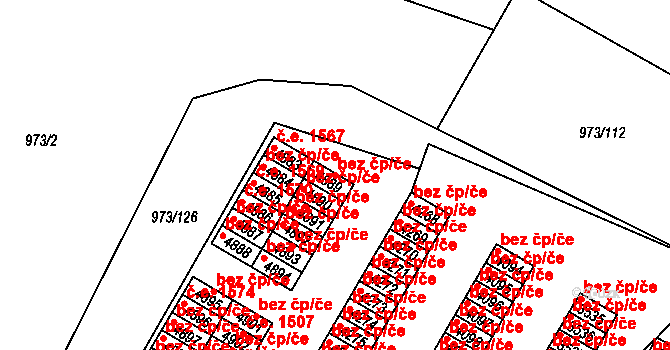 Havlíčkův Brod 43349439 na parcele st. 4889 v KÚ Havlíčkův Brod, Katastrální mapa