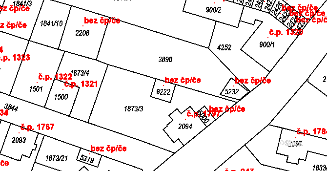 Dvůr Králové nad Labem 119052440 na parcele st. 6222 v KÚ Dvůr Králové nad Labem, Katastrální mapa