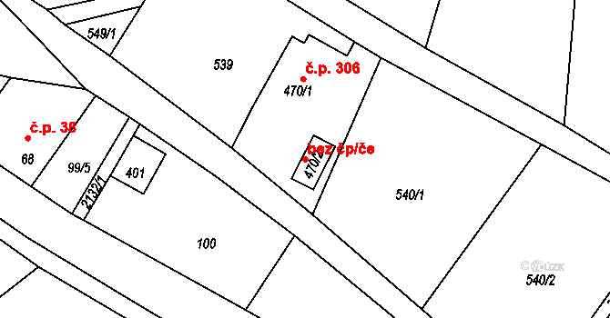 Dolní Podluží 39163440 na parcele st. 470/2 v KÚ Dolní Podluží, Katastrální mapa