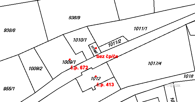 Kynšperk nad Ohří 43502440 na parcele st. 1010/2 v KÚ Kynšperk nad Ohří, Katastrální mapa