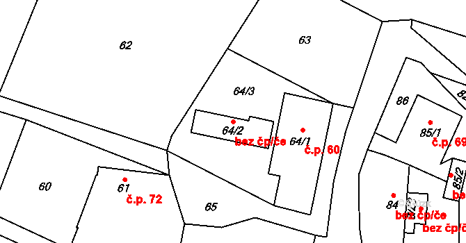 Neplachovice 49815440 na parcele st. 64/2 v KÚ Neplachovice, Katastrální mapa