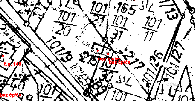 Těmice 39255441 na parcele st. 215 v KÚ Těmice u Kamenice nad Lipou, Katastrální mapa