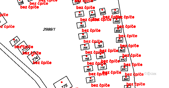 Bečov nad Teplou 41734441 na parcele st. 763 v KÚ Bečov nad Teplou, Katastrální mapa