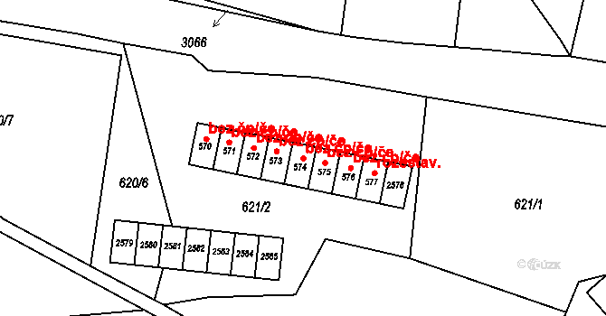 Olešnice v Orlických horách 44274441 na parcele st. 574 v KÚ Olešnice v Orlických horách, Katastrální mapa