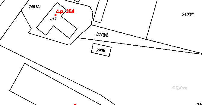 Cvikov 45932441 na parcele st. 1237 v KÚ Cvikov, Katastrální mapa
