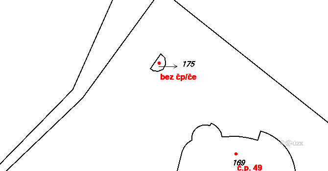 Sázava 48275441 na parcele st. 887 v KÚ Černé Budy, Katastrální mapa
