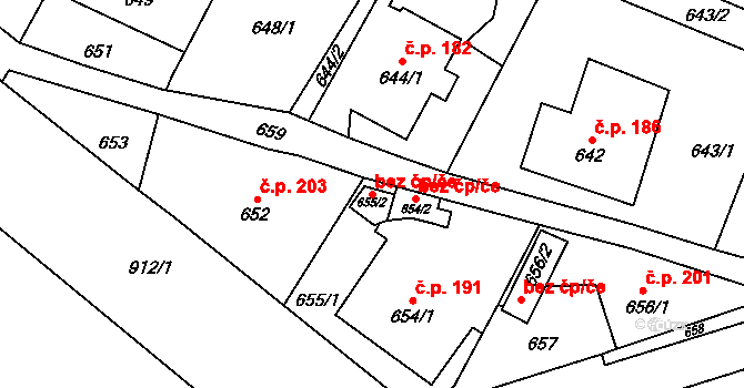 Rýmařov 48840441 na parcele st. 655/2 v KÚ Janušov, Katastrální mapa
