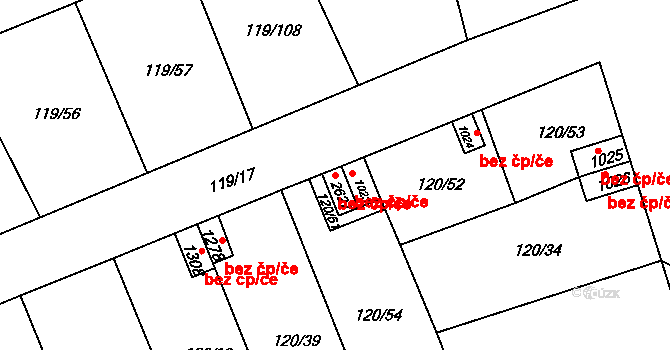 Kralupy nad Vltavou 94605441 na parcele st. 2627 v KÚ Lobeček, Katastrální mapa