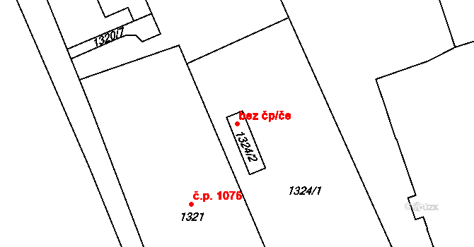 Šluknov 39171442 na parcele st. 1324/2 v KÚ Šluknov, Katastrální mapa