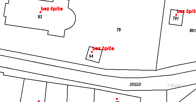 Sedlice 47178442 na parcele st. 94 v KÚ Sedlice u Blatné, Katastrální mapa