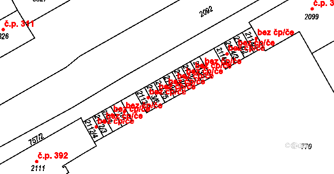 Třinec 48411442 na parcele st. 2113/5 v KÚ Lyžbice, Katastrální mapa