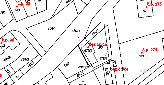 Rudice 82147442 na parcele st. 679/3 v KÚ Rudice u Blanska, Katastrální mapa