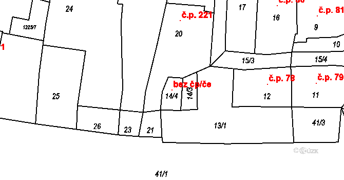 Stonařov 100032443 na parcele st. 14/4 v KÚ Stonařov, Katastrální mapa