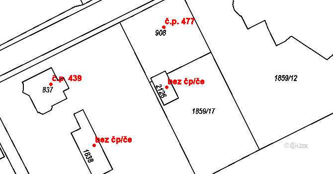 Lomnice nad Popelkou 38844443 na parcele st. 2126 v KÚ Lomnice nad Popelkou, Katastrální mapa