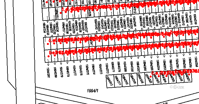 Orlová 43970443 na parcele st. 1994/273 v KÚ Poruba u Orlové, Katastrální mapa