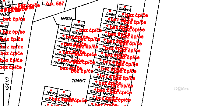 Frýdlant nad Ostravicí 46446443 na parcele st. 1046/8 v KÚ Frýdlant nad Ostravicí, Katastrální mapa