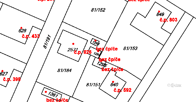 Kralupy nad Vltavou 45378444 na parcele st. 1294 v KÚ Lobeček, Katastrální mapa