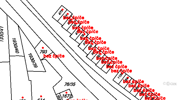 Hrušovany nad Jevišovkou 40972445 na parcele st. 981 v KÚ Hrušovany nad Jevišovkou, Katastrální mapa