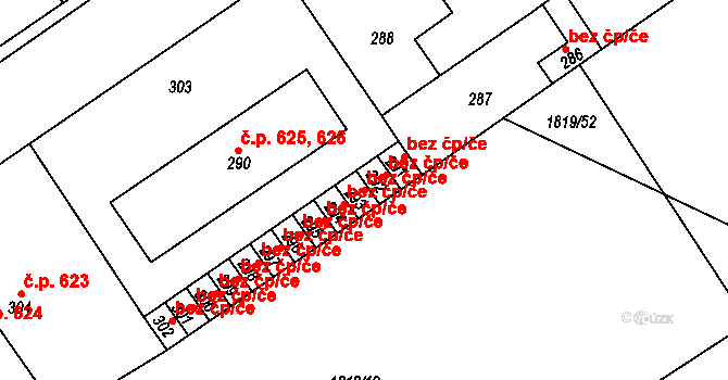 Buštěhrad 48349445 na parcele st. 293 v KÚ Buštěhrad, Katastrální mapa