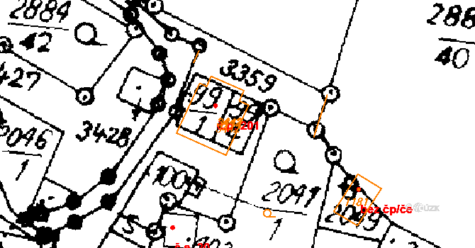 Písek 50518445 na parcele st. 99/4 v KÚ Písek u Jablunkova, Katastrální mapa