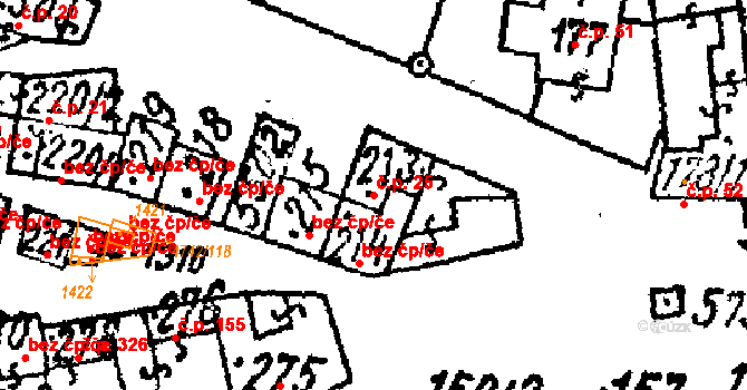 Kobylí 25 na parcele st. 213 v KÚ Kobylí na Moravě, Katastrální mapa