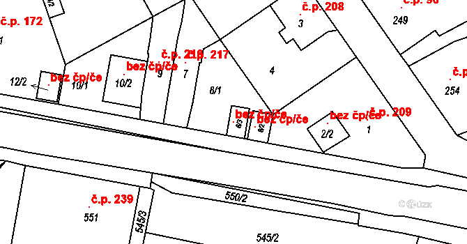 Liberec 146941446 na parcele st. 8/3 v KÚ Nové Pavlovice, Katastrální mapa