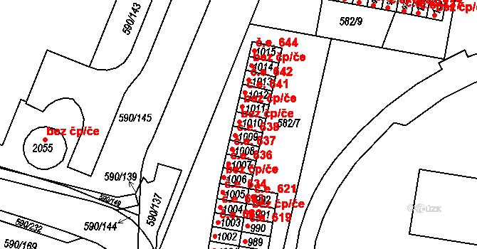 Ivančice 639, Katastrální mapa