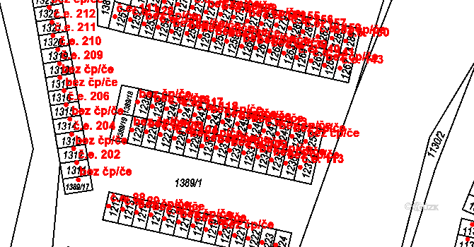 Lovosice 41883446 na parcele st. 1245 v KÚ Lovosice, Katastrální mapa