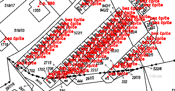 Neratovice 43028446 na parcele st. 934 v KÚ Neratovice, Katastrální mapa
