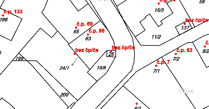 Cerhenice 41984447 na parcele st. 25 v KÚ Cerhýnky, Katastrální mapa