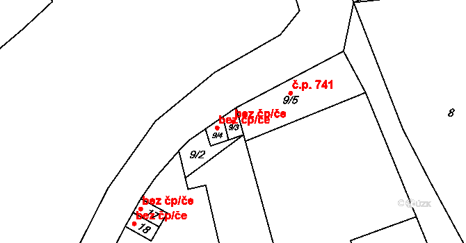 Velké Opatovice 80349447 na parcele st. 9/3 v KÚ Velké Opatovice, Katastrální mapa