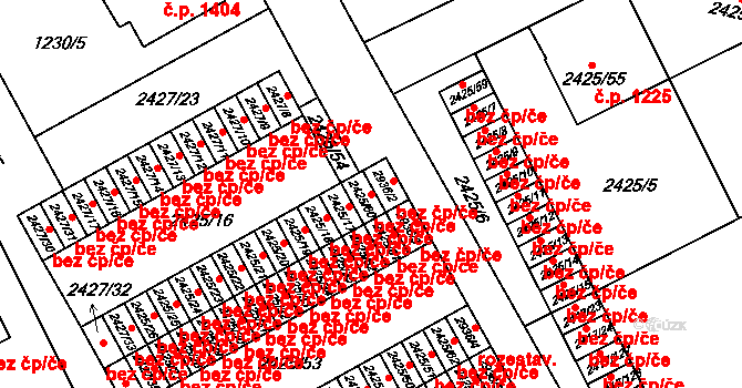 Rychnov nad Kněžnou 41981448 na parcele st. 2425/60 v KÚ Rychnov nad Kněžnou, Katastrální mapa