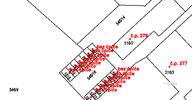 Broumov 47963450 na parcele st. 1821 v KÚ Broumov, Katastrální mapa