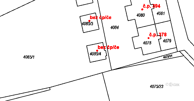 Frýdlant nad Ostravicí 49137450 na parcele st. 4085/4 v KÚ Frýdlant nad Ostravicí, Katastrální mapa