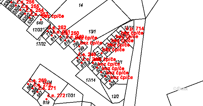 Krupka 49531450 na parcele st. 1172 v KÚ Bohosudov, Katastrální mapa