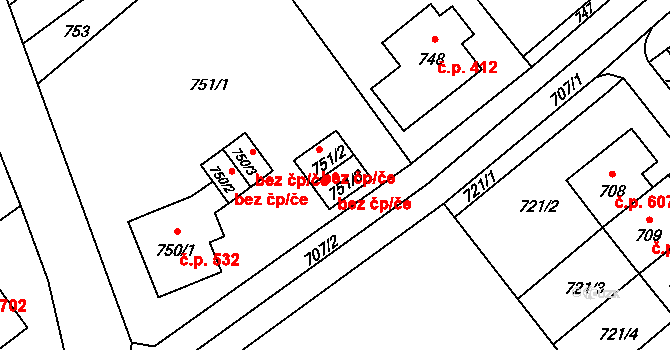Nový Bor 39764451 na parcele st. 751/3 v KÚ Arnultovice u Nového Boru, Katastrální mapa