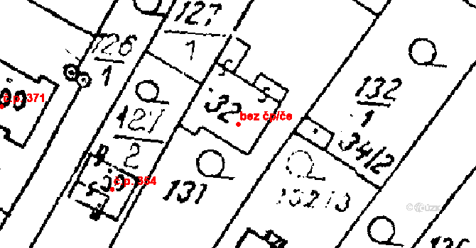 Luleč 41913451 na parcele st. 32 v KÚ Luleč, Katastrální mapa