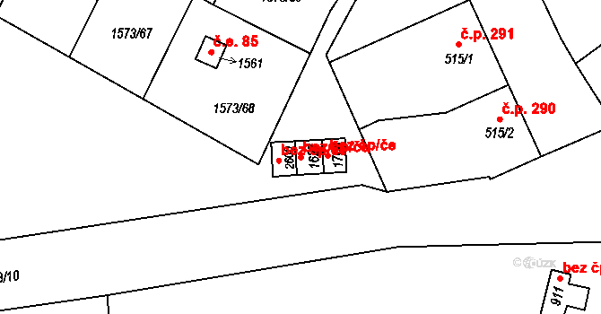 Třebechovice pod Orebem 46614451 na parcele st. 1627 v KÚ Třebechovice pod Orebem, Katastrální mapa