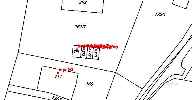 České Libchavy 48156451 na parcele st. 271 v KÚ České Libchavy, Katastrální mapa