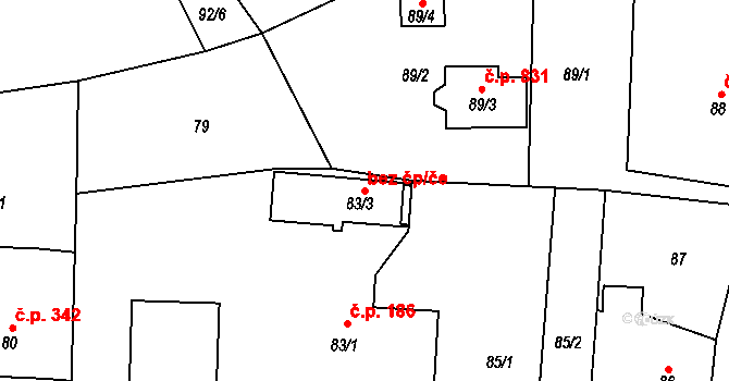 Albrechtice 49038451 na parcele st. 83/3 v KÚ Albrechtice u Českého Těšína, Katastrální mapa