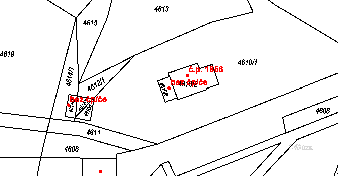Jirkov 79666451 na parcele st. 4610/6 v KÚ Jirkov, Katastrální mapa