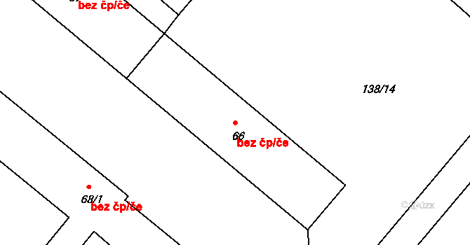 Litomyšl 40130452 na parcele st. 66 v KÚ Kornice, Katastrální mapa