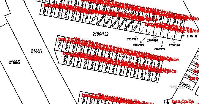 Dobruška 44244452 na parcele st. 2186/170 v KÚ Dobruška, Katastrální mapa