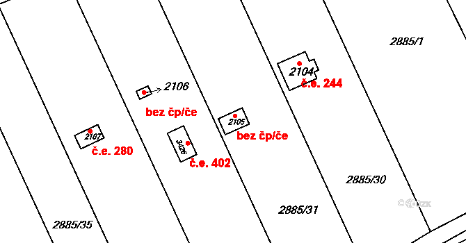 Česká Třebová 213, Katastrální mapa